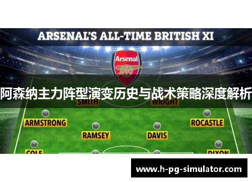 阿森纳主力阵型演变历史与战术策略深度解析 阿森纳主力阵型演变历史与战术策略深度解析