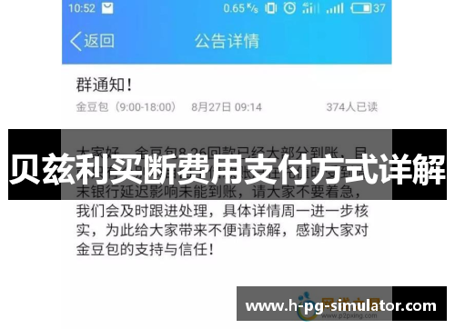 贝兹利买断费用支付方式详解